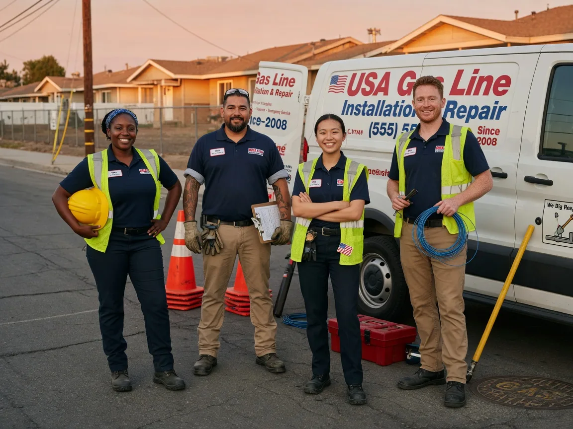 Gas Line Installation company in Valencia, PA